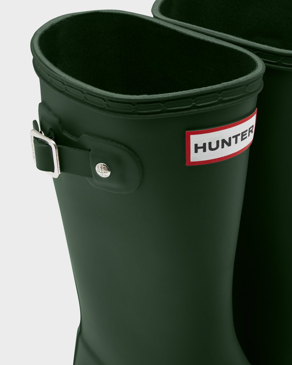 Kids Hunter Rain Boots Green - Original Big - 6193472-ZV